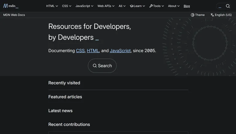 MDN Web Docs Cover